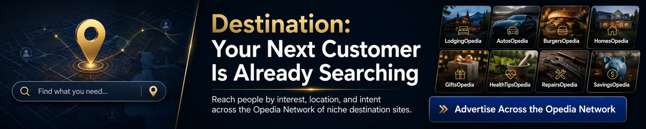 Opedia Network Destination Banner