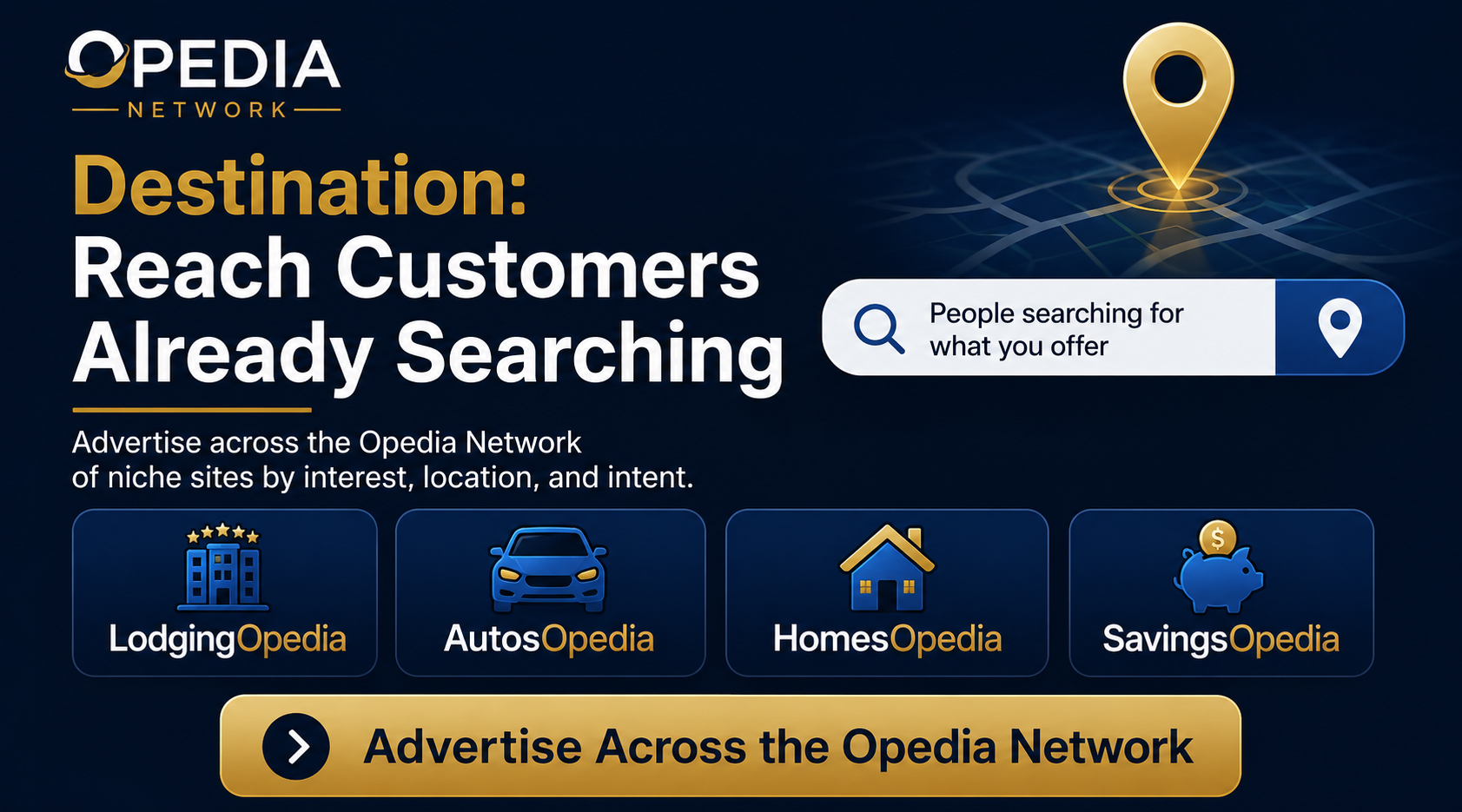 Opedia Network Mobile Destination Banner