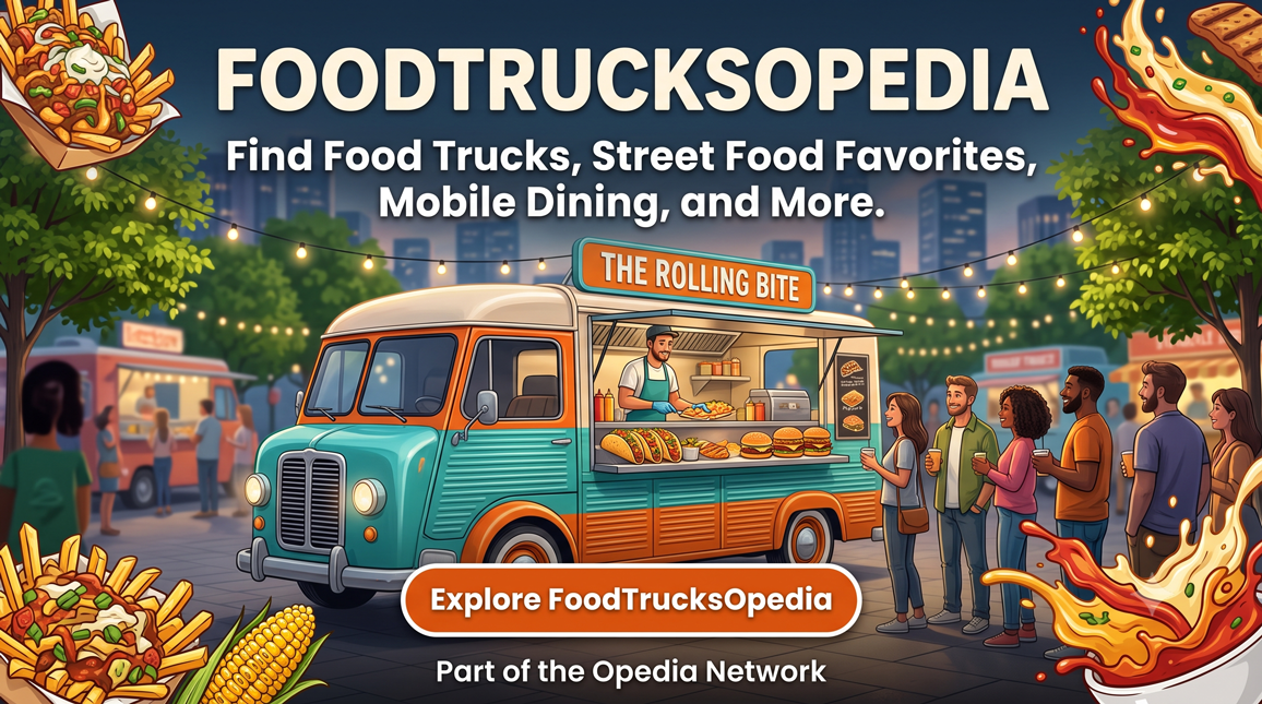 FoodTrucksOpedia — Find food trucks, street-food favorites, and mobile dining.
